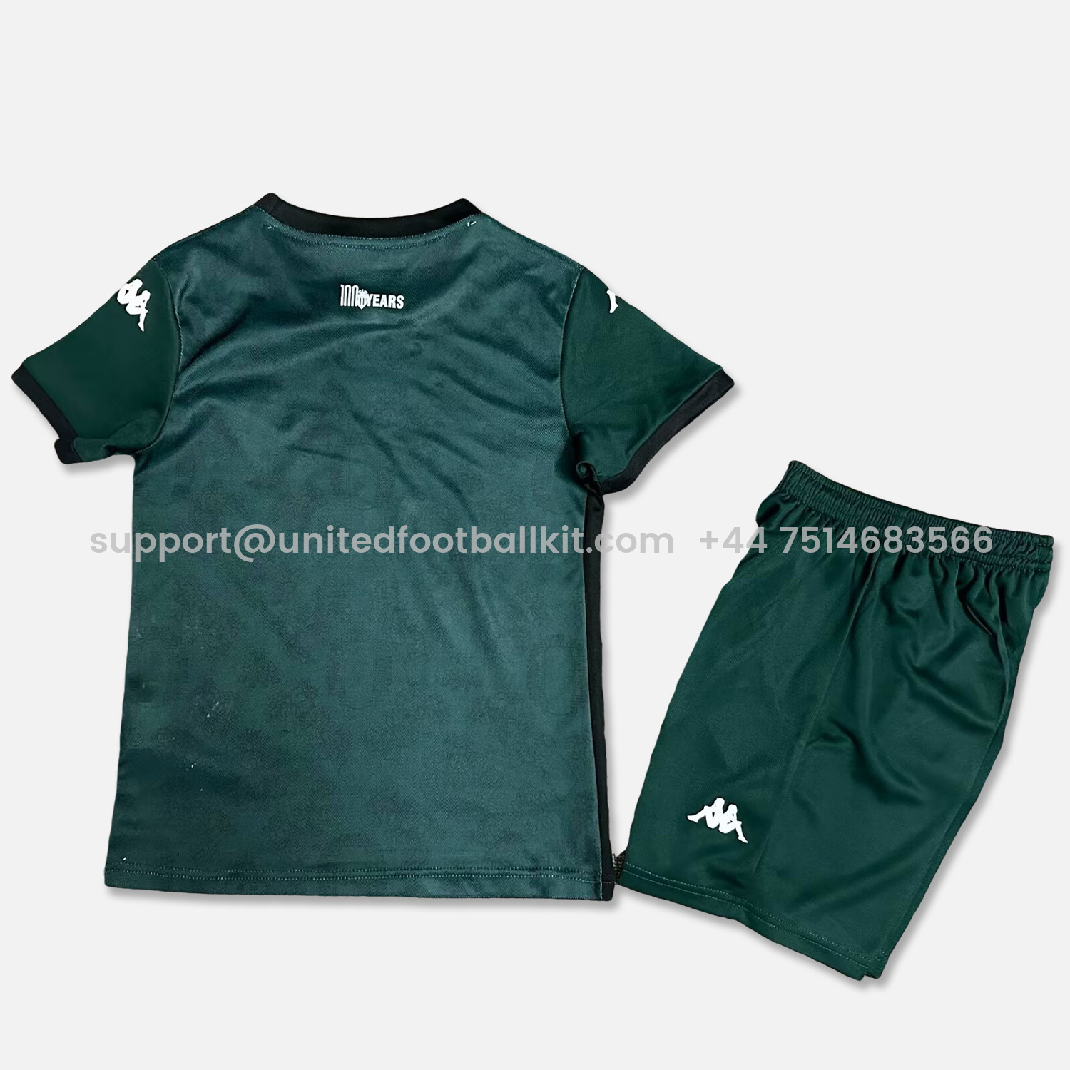 Unitedfootballkit.com | AS Monaco 24-25 Away Kids Kit -Customize Name, Number and Patch | Worldwide Shipping