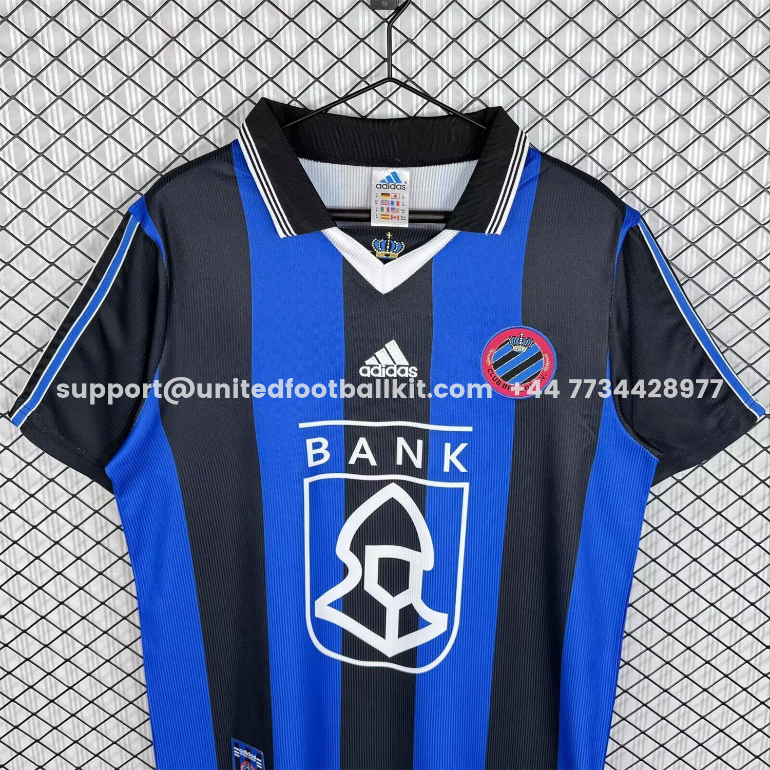 Unitedfootballkit.com | Retro Club Brugge 1998-99 Home Jersey -Customize Name, Number and Patch | Worldwide Shipping