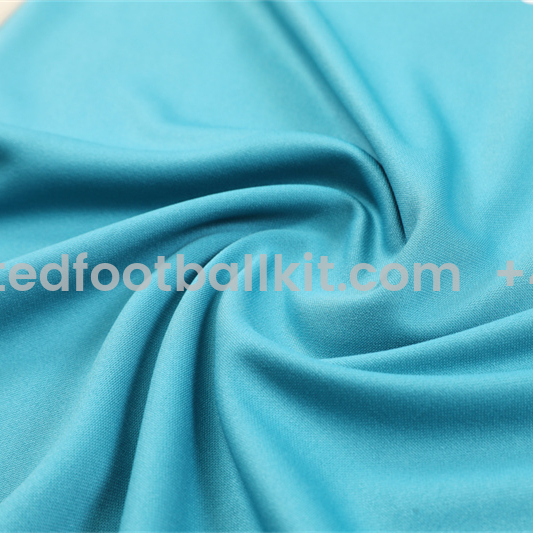 Unitedfootballkit.com | Marseille 24-25 Long Sleeve Training Set - Lake Blue -Customize Name, Number and Patch | Worldwide Shipping