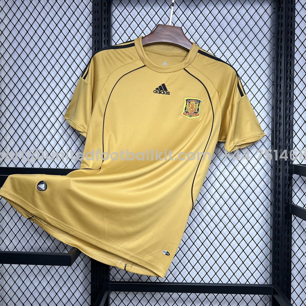 Unitedfootballkit.com | Retro Spain 2008 Away Jersey -Customize Name, Number and Patch | Worldwide Shipping