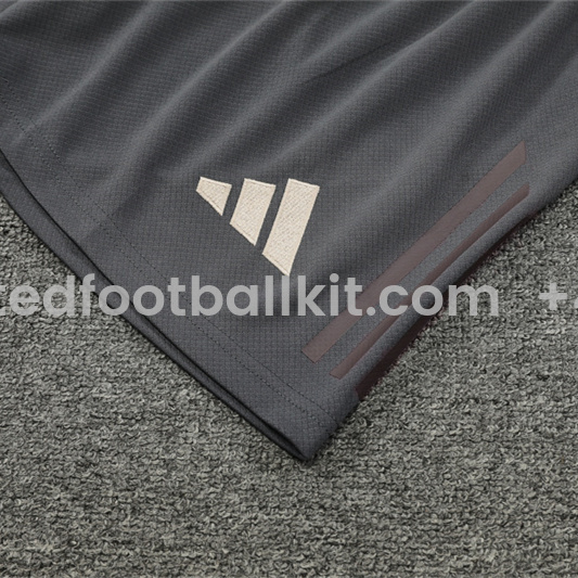 Unitedfootballkit.com | Real Madrid 24-25 Kids Short-Sleeve Training Set - Apricot -Customize Name, Number and Patch | Worldwide Shipping