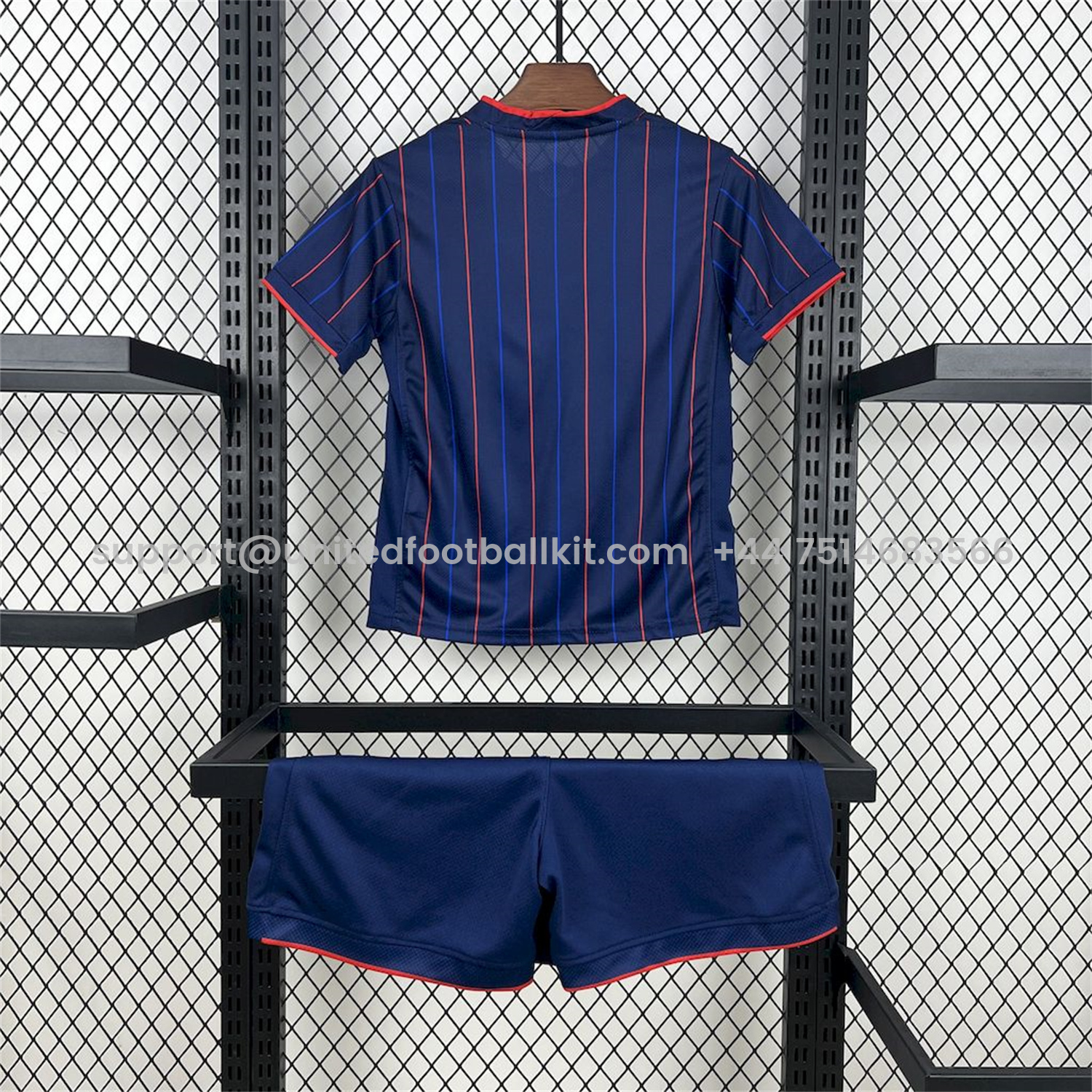 Unitedfootballkit.com | United States USA 25-26 Away Deep Blue Kids Kit -Customize Name, Number and Patch | Worldwide Shipping