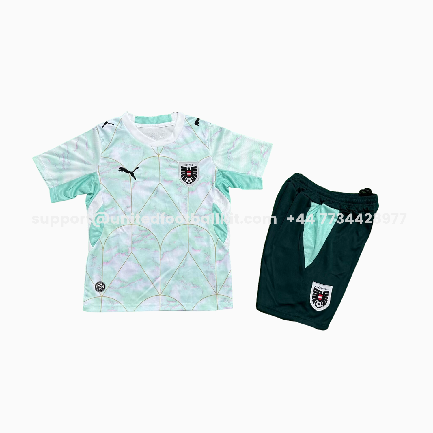Unitedfootballkit.com | Austria 2026 Away Kids Kit -Customize Name, Number and Patch | Worldwide Shipping
