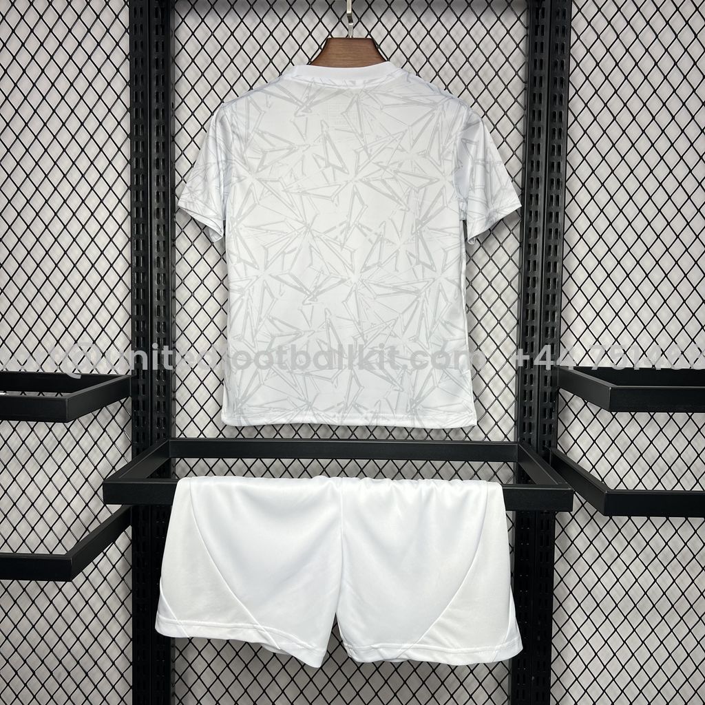 Unitedfootballkit.com | Real Madrid 24-25 Pre-Match Training Kids Kit -Customize Name, Number and Patch | Worldwide Shipping