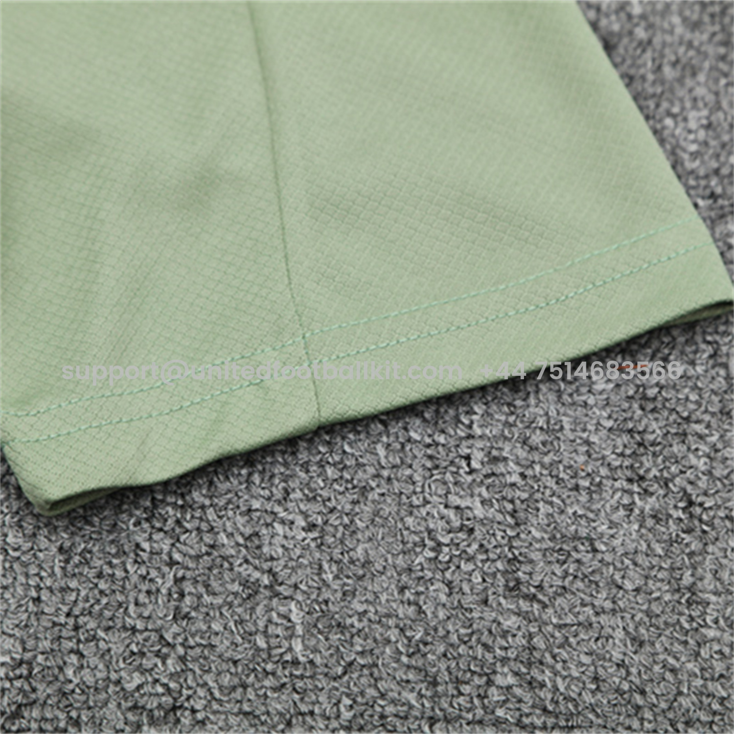 Unitedfootballkit.com | C.H.E.L.S.E.A 25-26 Kids Short-Sleeve Training Set - Light Green Top & Army Green Shorts -Customize Name, Number and Patch | Worldwide Shipping