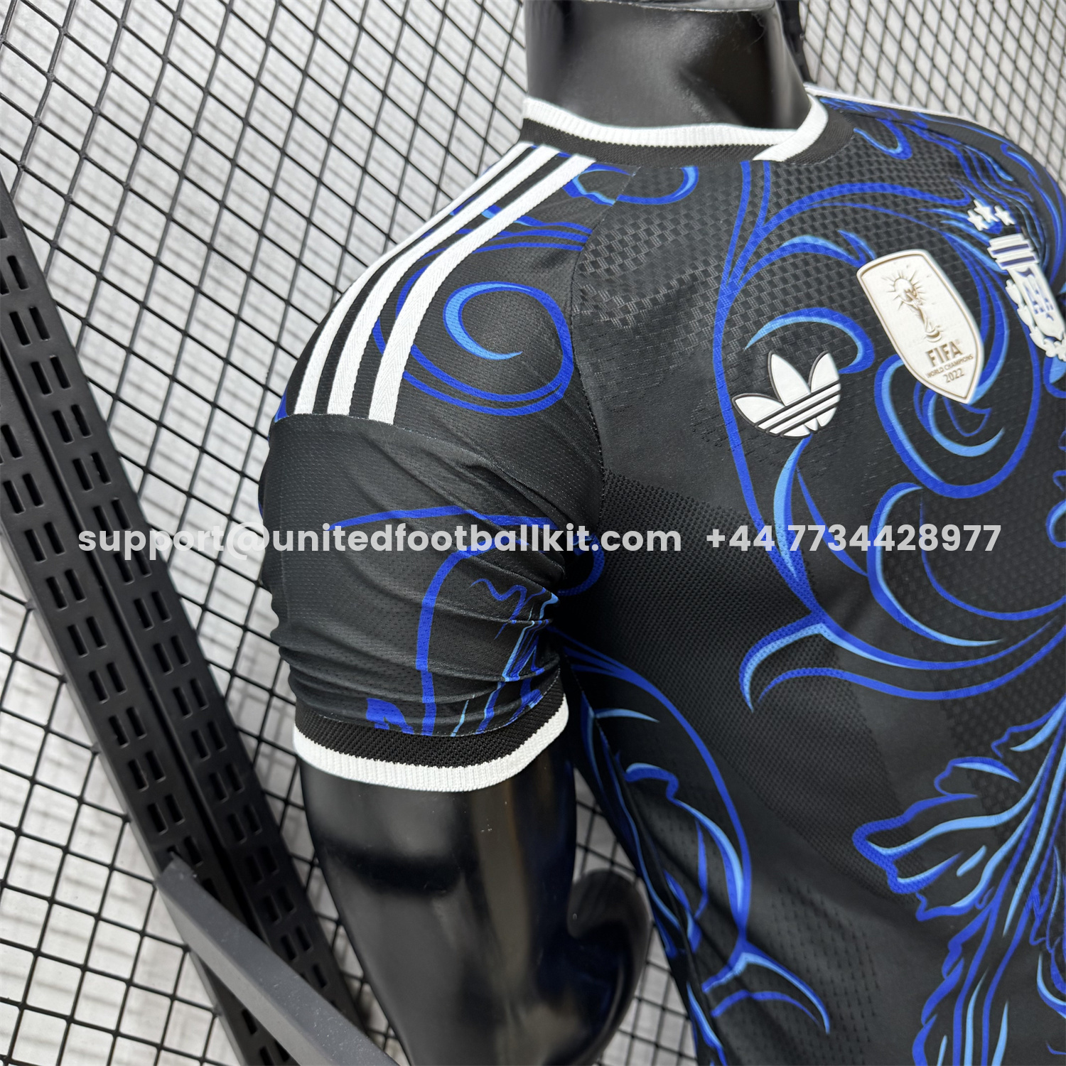 Unitedfootballkit.com | Argentina 2026 Away Deep Blue Jersey - Player Version -Customize Name, Number and Patch | Worldwide Shipping