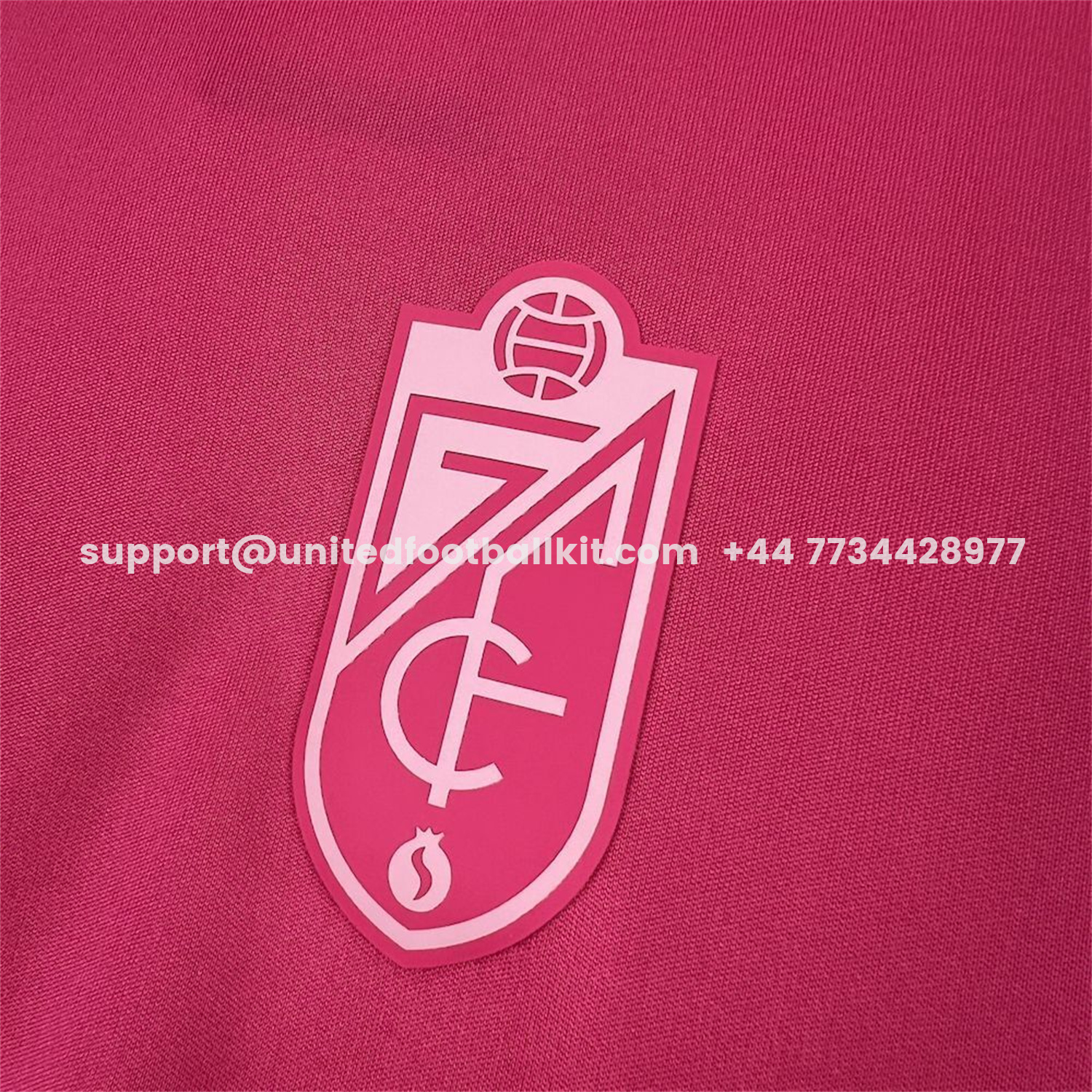 Unitedfootballkit.com | Granada CF 25-26 Fourth Pink Jersey - Fans Version -Customize Name, Number and Patch | Worldwide Shipping