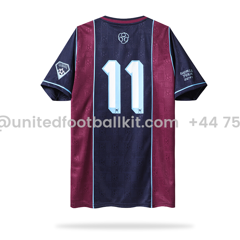 Unitedfootballkit.com | Retro Iron Maiden 2011 Home Stadium Jersey -Customize Name, Number and Patch | Worldwide Shipping