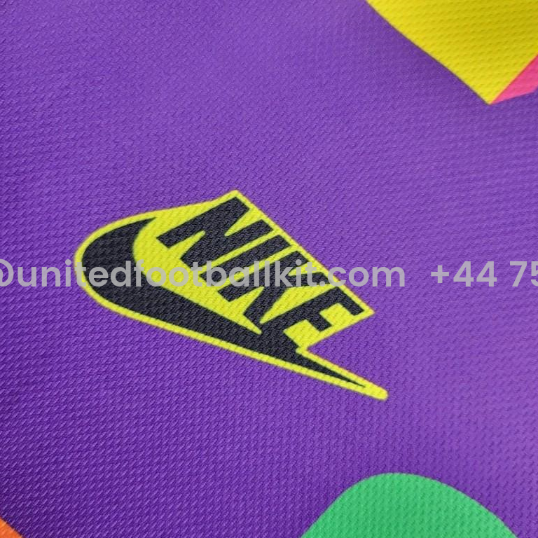 Unitedfootballkit.com | Retro Mexico 1995 Goalkeeper Purple Orange Jersey -Customize Name, Number and Patch | Worldwide Shipping