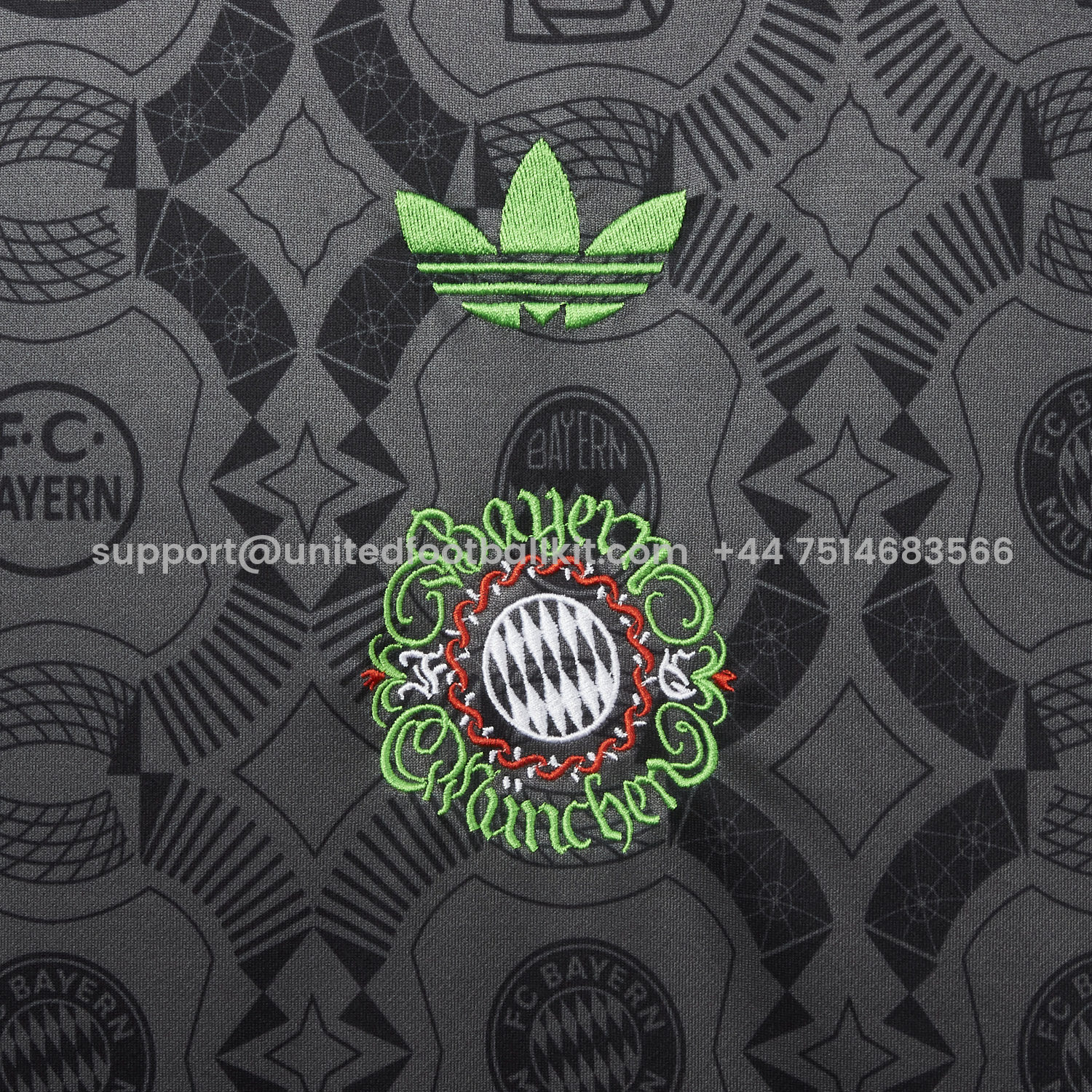 Unitedfootballkit.com | Bayern Munich 25-26 Oktoberfest Deep Grey Jersey - Fans Version -Customize Name, Number and Patch | Worldwide Shipping