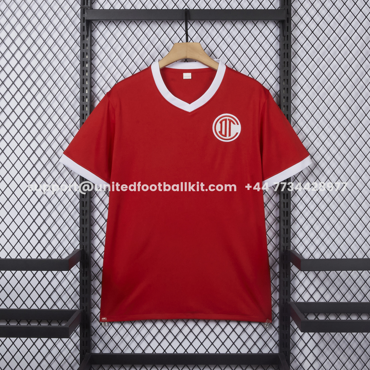 Unitedfootballkit.com | Retro Toluca 1964 Home Jersey -Customize Name, Number and Patch | Worldwide Shipping
