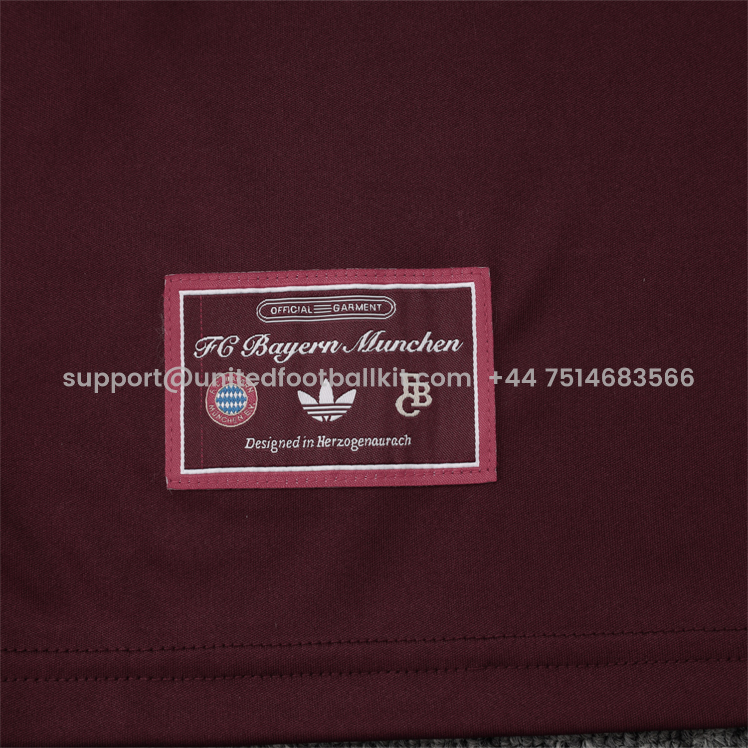 Unitedfootballkit.com | Bayern Munich 25-26 Throwback Trefoil Vest Training Set - Deep Red -Customize Name, Number and Patch | Worldwide Shipping