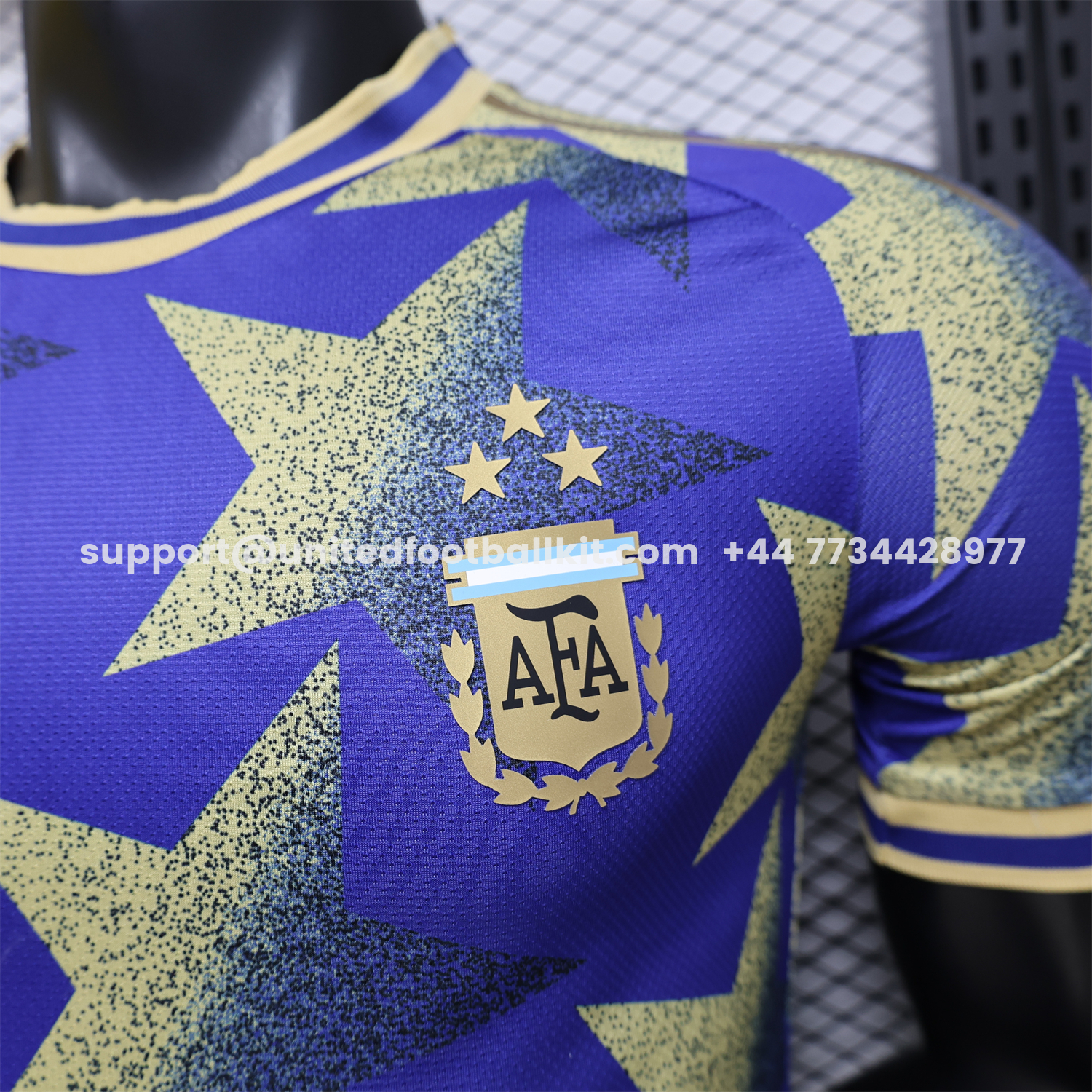 Unitedfootballkit.com | Argentina 2026 Yellow Stars Purple Special Jersey - Player Version -Customize Name, Number and Patch | Worldwide Shipping
