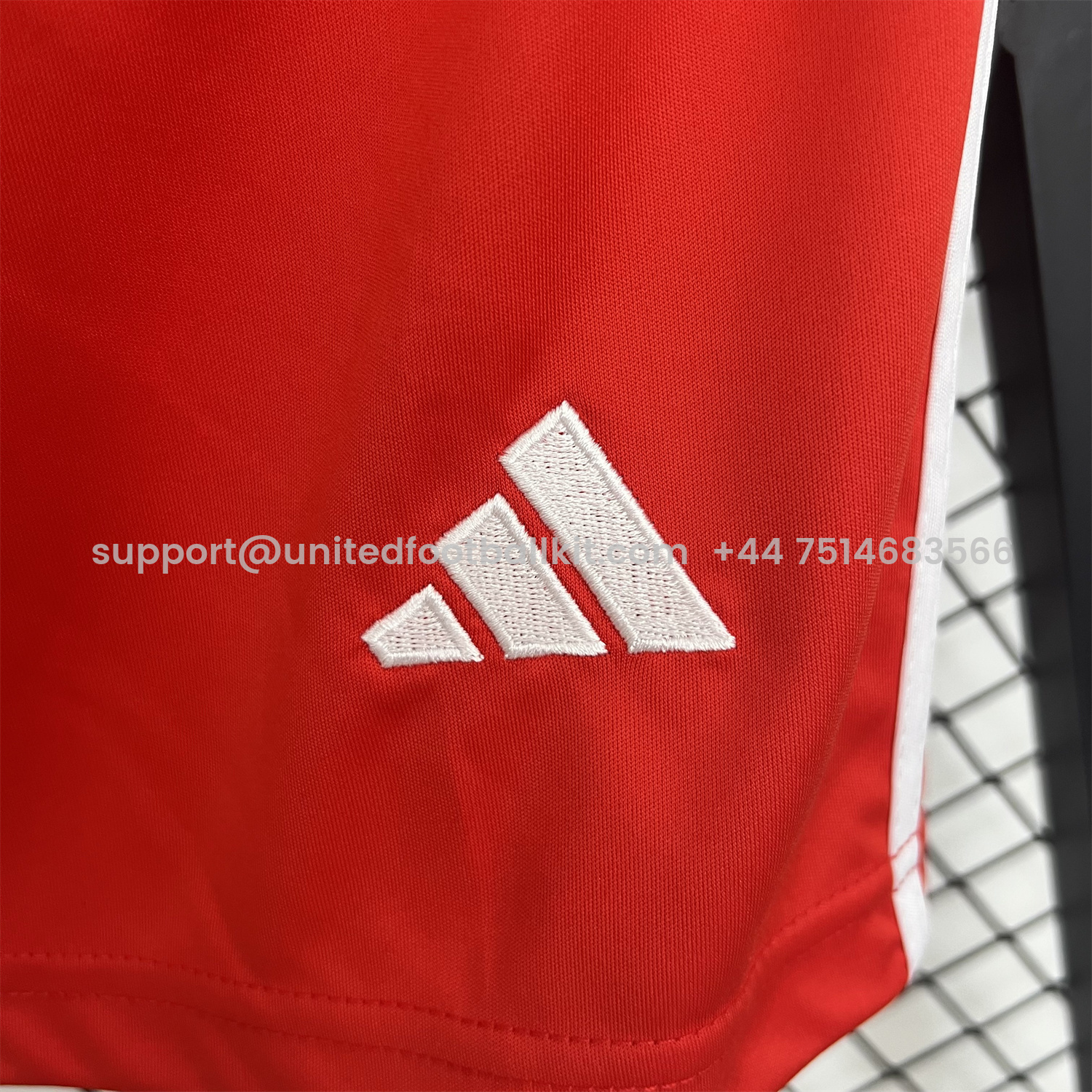 Unitedfootballkit.com | Bayern Munich 25-26 Home Red Shorts - Fans Version -Customize Name, Number and Patch | Worldwide Shipping