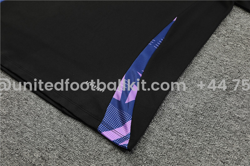 Unitedfootballkit.com | Germany 2024 Long Sleeve Training Set - Black -Customize Name, Number and Patch | Worldwide Shipping