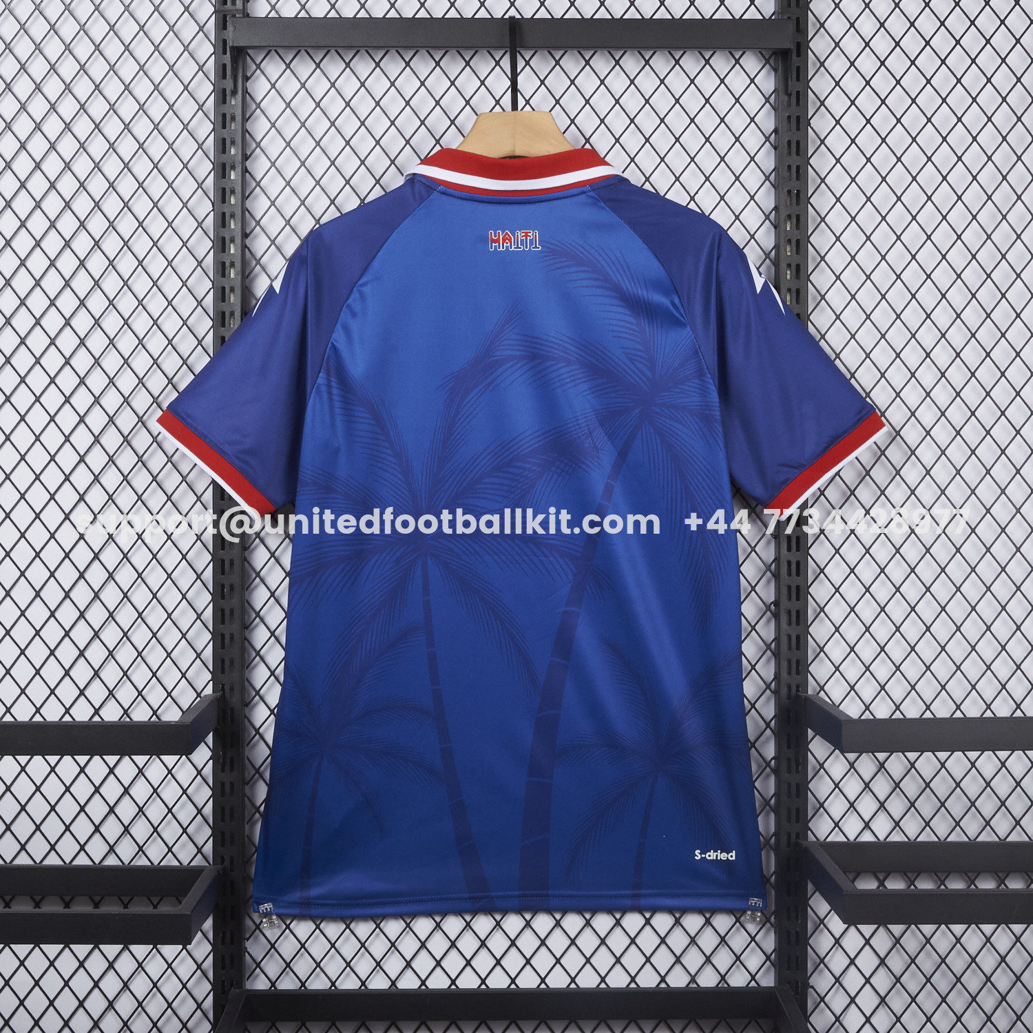 Unitedfootballkit.com | Haiti 26-27 Home Jersey - Fans Version -Customize Name, Number and Patch | Worldwide Shipping
