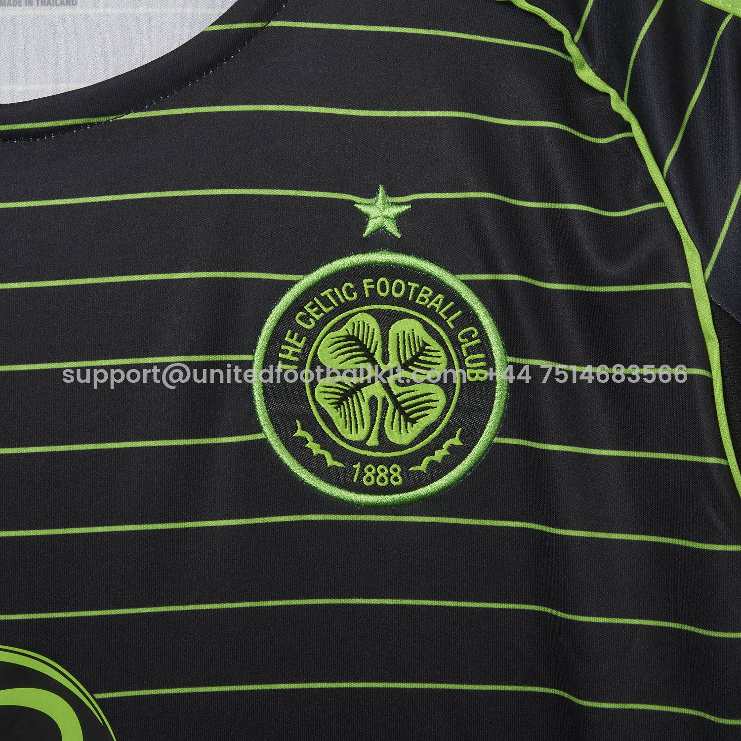 Unitedfootballkit.com | Celtic 25-26 Away Green Jersey - Fans Version -Customize Name, Number and Patch | Worldwide Shipping