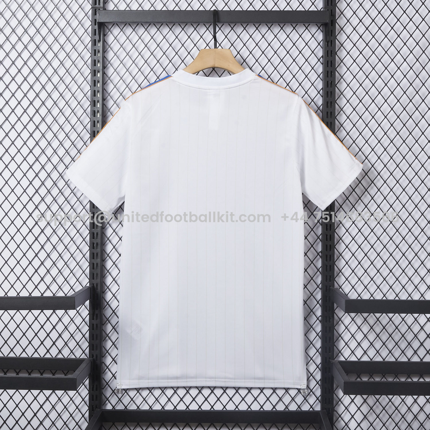 Unitedfootballkit.com | Real Madrid 25-26 Trefoil White Travel Jersey - Player Version -Customize Name, Number and Patch | Worldwide Shipping