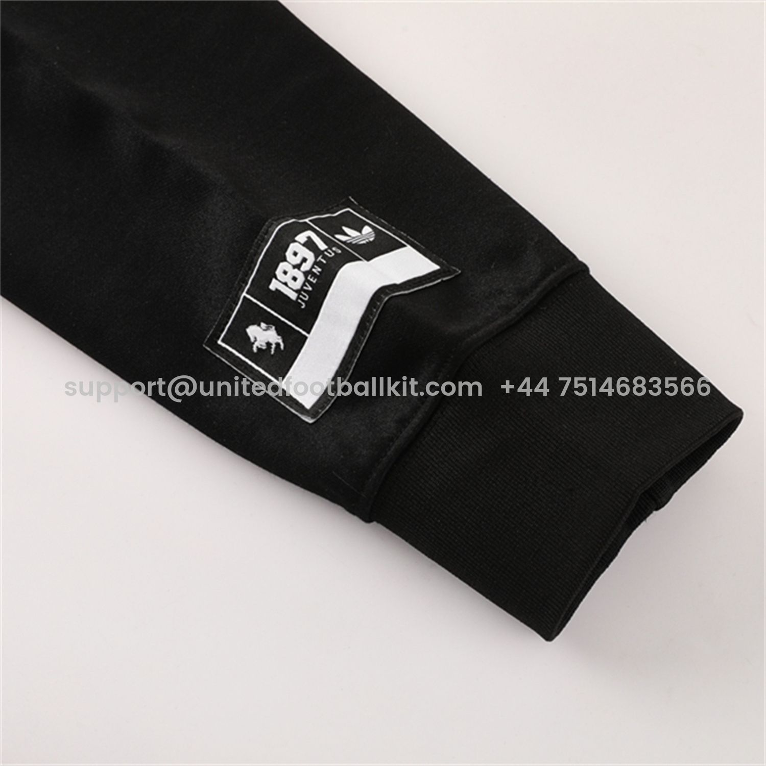 Unitedfootballkit.com | Juventus 25-26 Originals Varsity Hoodie Set - Black Hoodie and Pants -Customize Name, Number and Patch | Worldwide Shipping