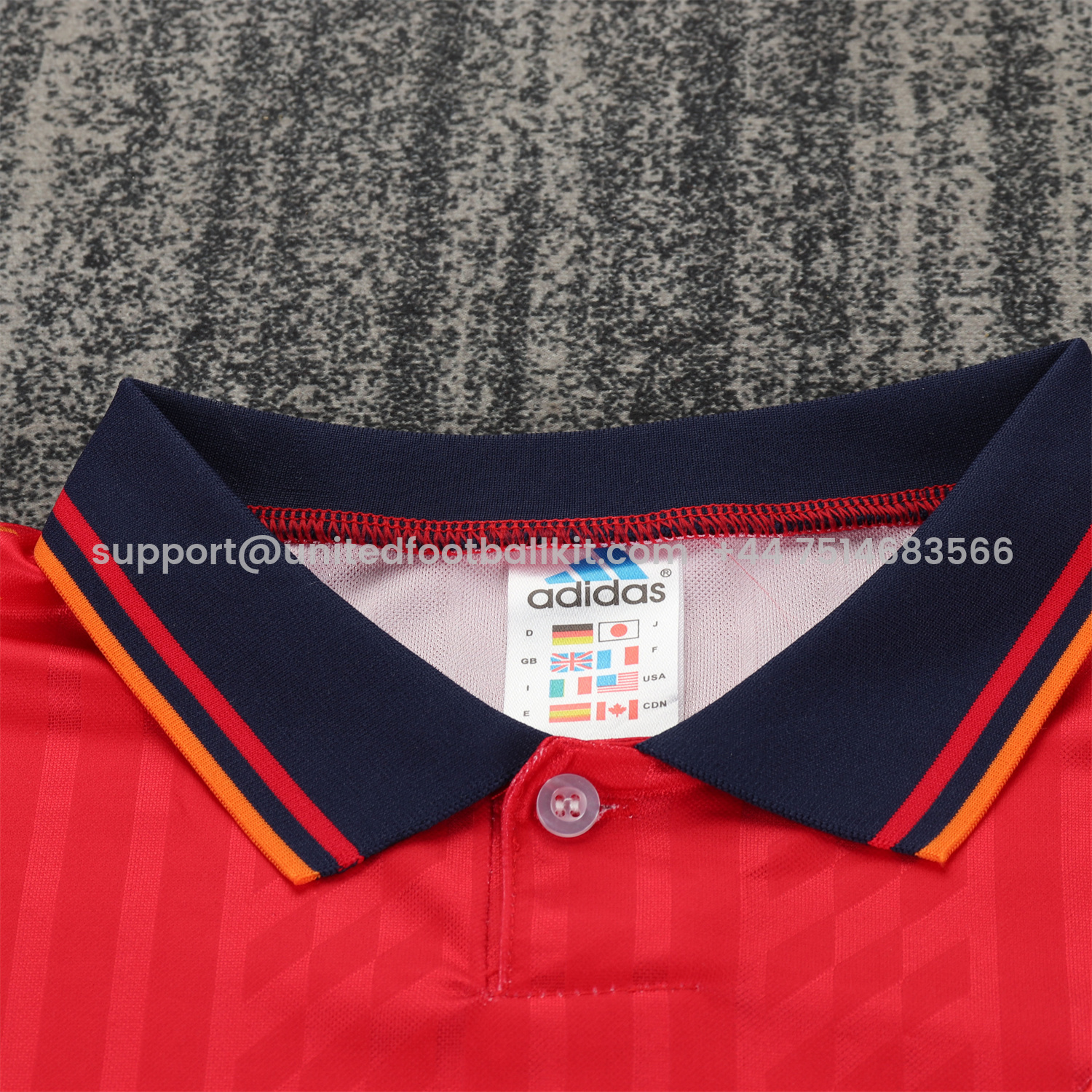 Unitedfootballkit.com | Retro Spain 1994 Home Kids Kit -Customize Name, Number and Patch | Worldwide Shipping