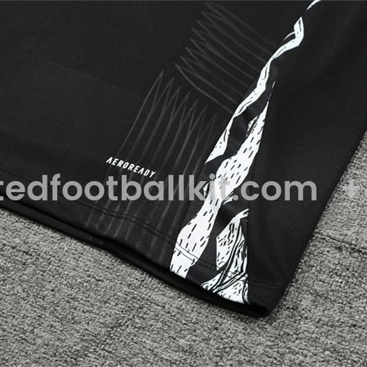 Unitedfootballkit.com | Arsenal 24-25 Long Sleeve Training Set - Player Version - Black -Customize Name, Number and Patch | Worldwide Shipping