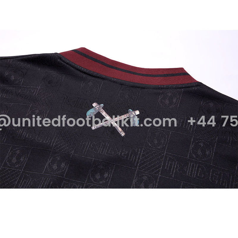 Unitedfootballkit.com | Retro Iron Maiden 2016 Black Jersey -Customize Name, Number and Patch | Worldwide Shipping