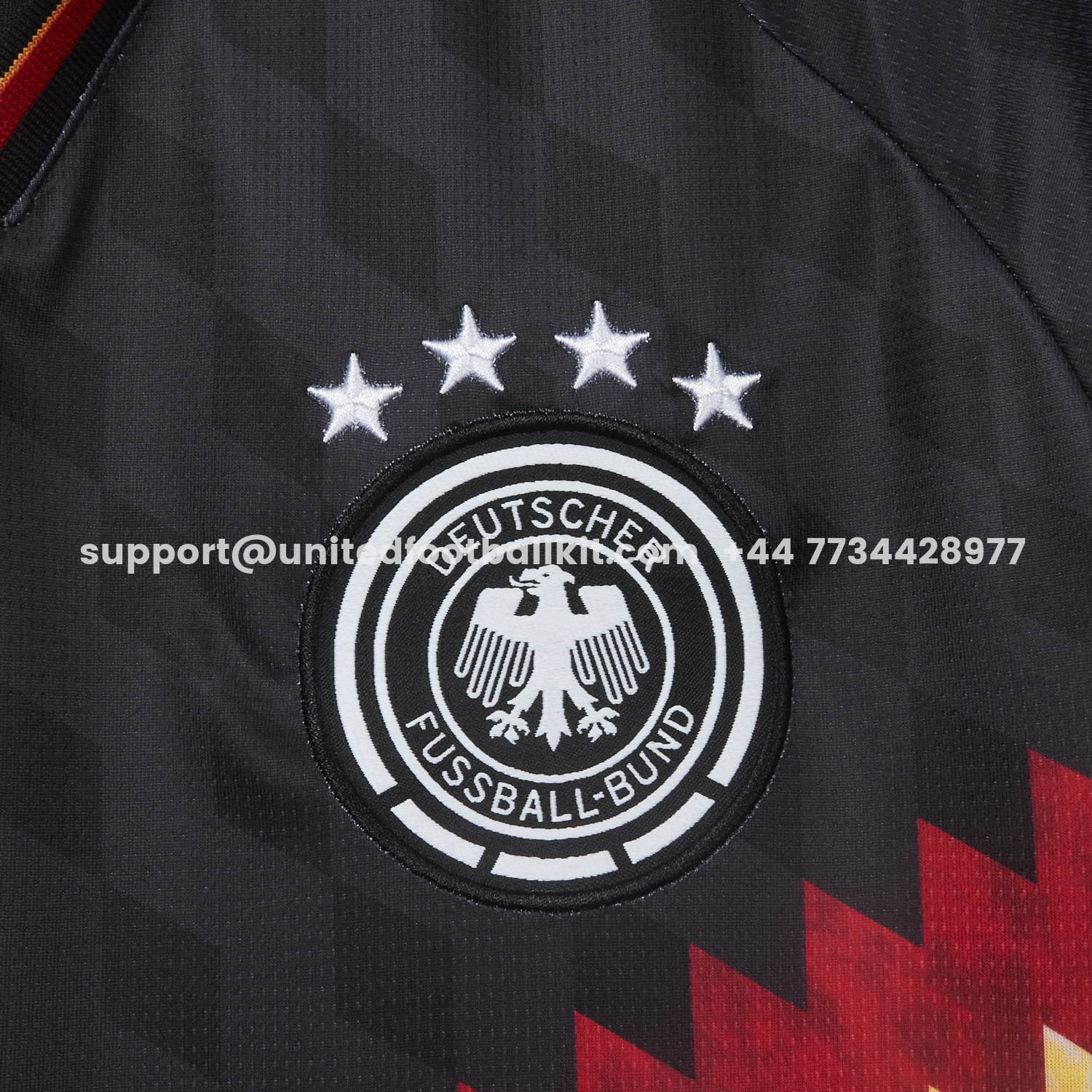 Unitedfootballkit.com | Germany 2026 Black V-Shaped Design Special Jersey - Fans Version -Customize Name, Number and Patch | Worldwide Shipping