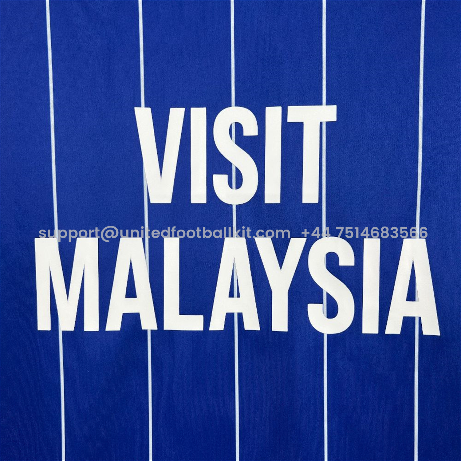 Unitedfootballkit.com | Cardiff City 25-26 Home Jersey - Fans Version -Customize Name, Number and Patch | Worldwide Shipping