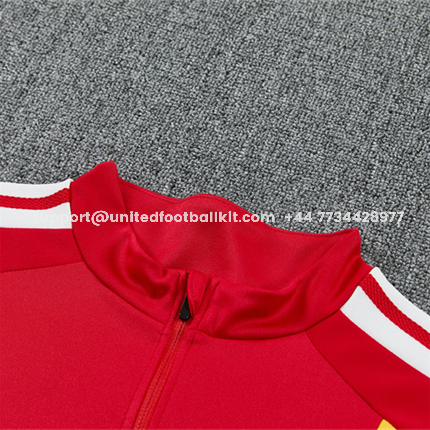 Unitedfootballkit.com | Germany 2026 Long Sleeve Training Set - Red Top & Pants -Customize Name, Number and Patch | Worldwide Shipping