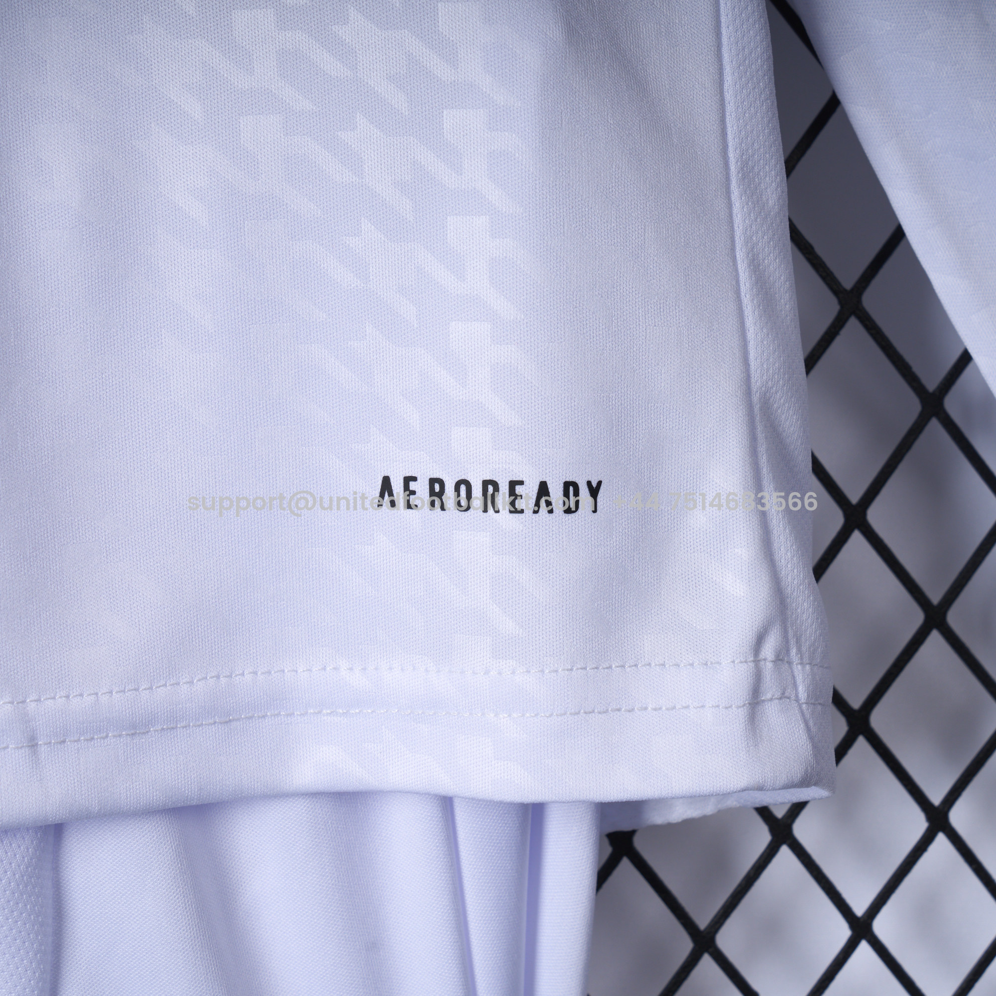 Unitedfootballkit.com | Real Madrid 24-25 Home Long Sleeve Kids Kit -Customize Name, Number and Patch | Worldwide Shipping