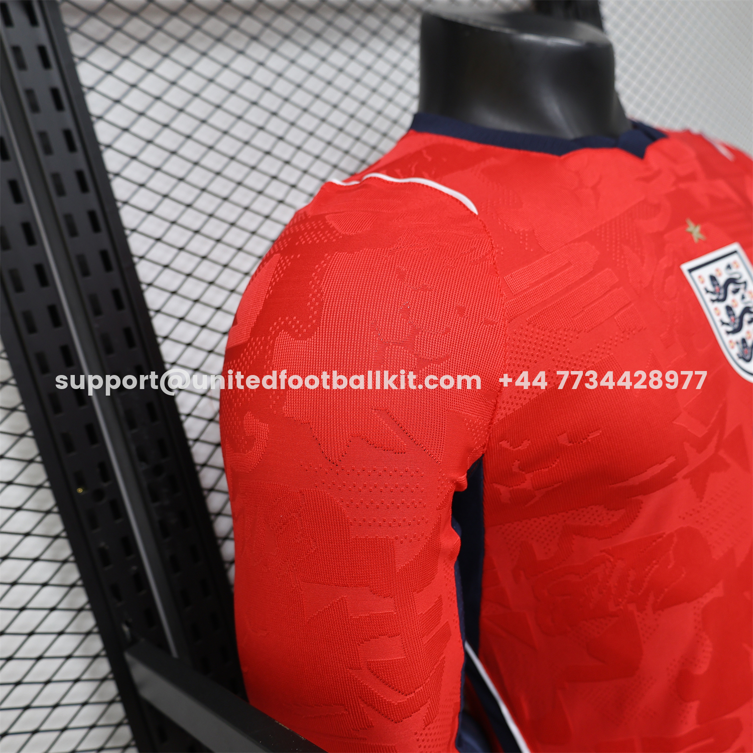 Unitedfootballkit.com | England 2026 Away Long Sleeves Jersey - Player Version -Customize Name, Number and Patch | Worldwide Shipping