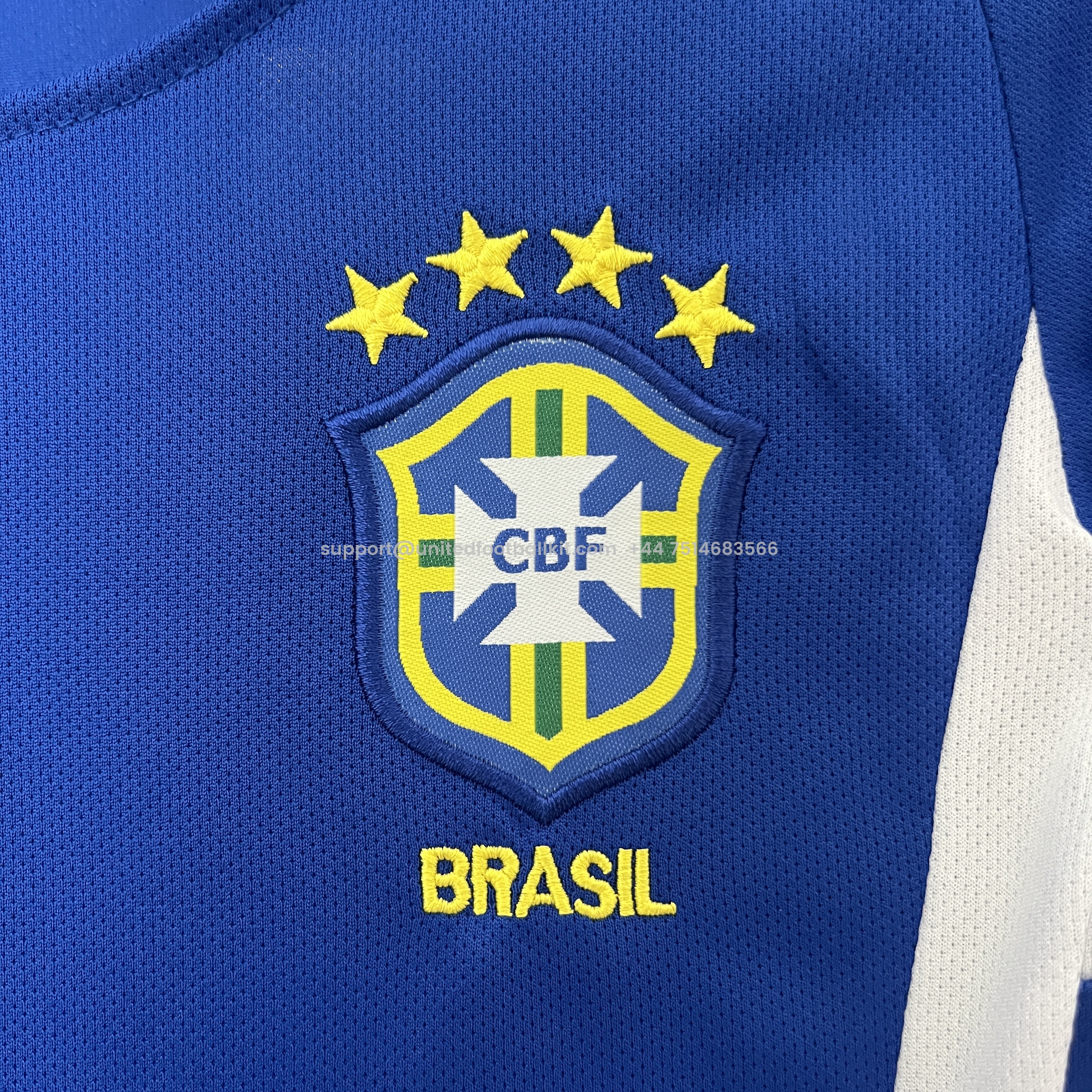 Unitedfootballkit.com | Retro Brazil 2002 Away Stadium Kids Kit -Customize Name, Number and Patch | Worldwide Shipping