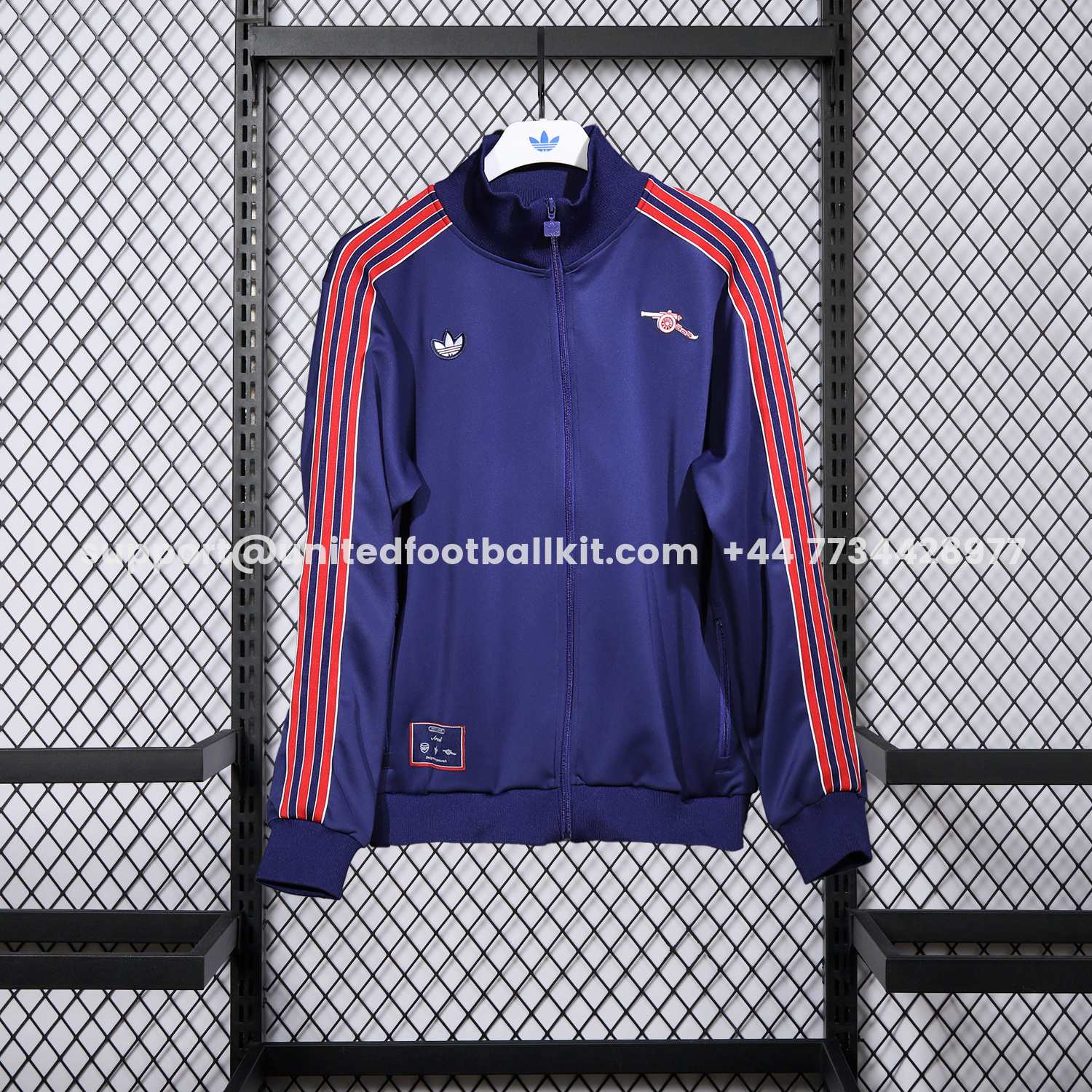 Unitedfootballkit.com | Arsenal 25-26 Red Lines Training Set - Purple Top and Purple Pants -Customize Name, Number and Patch | Worldwide Shipping