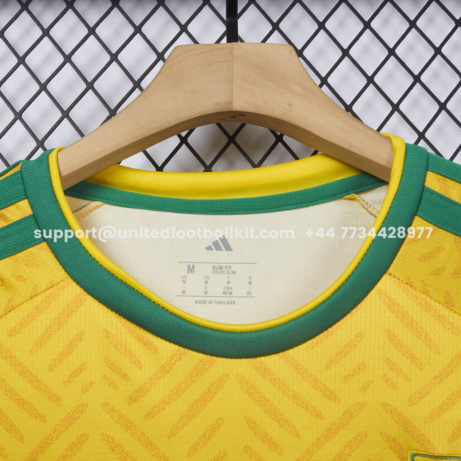 Unitedfootballkit.com | South Africa 2026 Home Jersey - Fans Version -Customize Name, Number and Patch | Worldwide Shipping