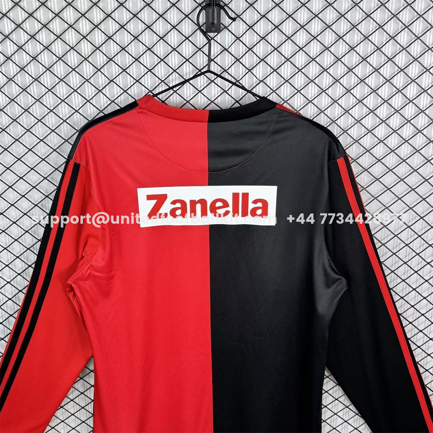 Unitedfootballkit.com | Retro Newell's Old Boys 1992-93 Home Long Sleeves Jersey -Customize Name, Number and Patch | Worldwide Shipping