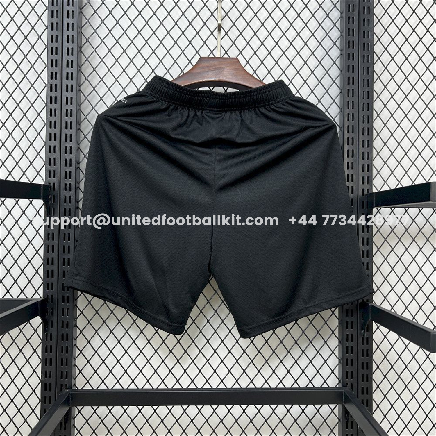 Unitedfootballkit.com | Manchester City 25-26 Away Black Shorts - Fans Version -Customize Name, Number and Patch | Worldwide Shipping