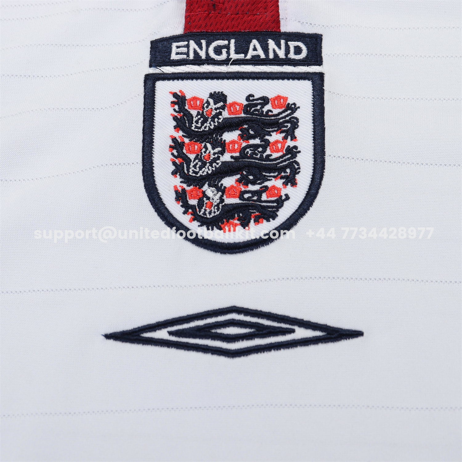 Unitedfootballkit.com | Retro England 2004 Home Kids Kit -Customize Name, Number and Patch | Worldwide Shipping