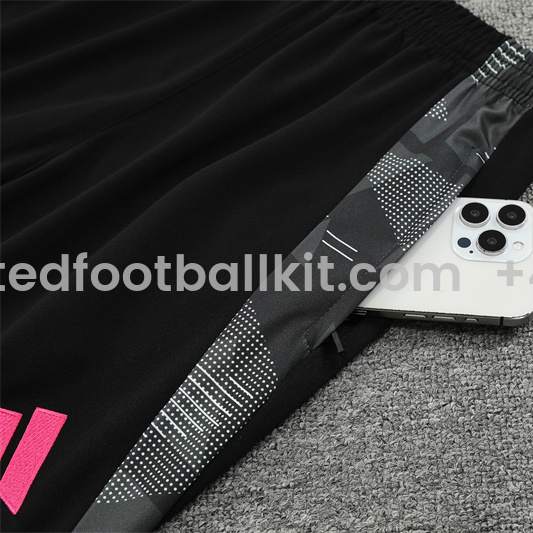 Unitedfootballkit.com | Real Madrid 24-25 Long Sleeve Training Set - Rose Red -Customize Name, Number and Patch | Worldwide Shipping