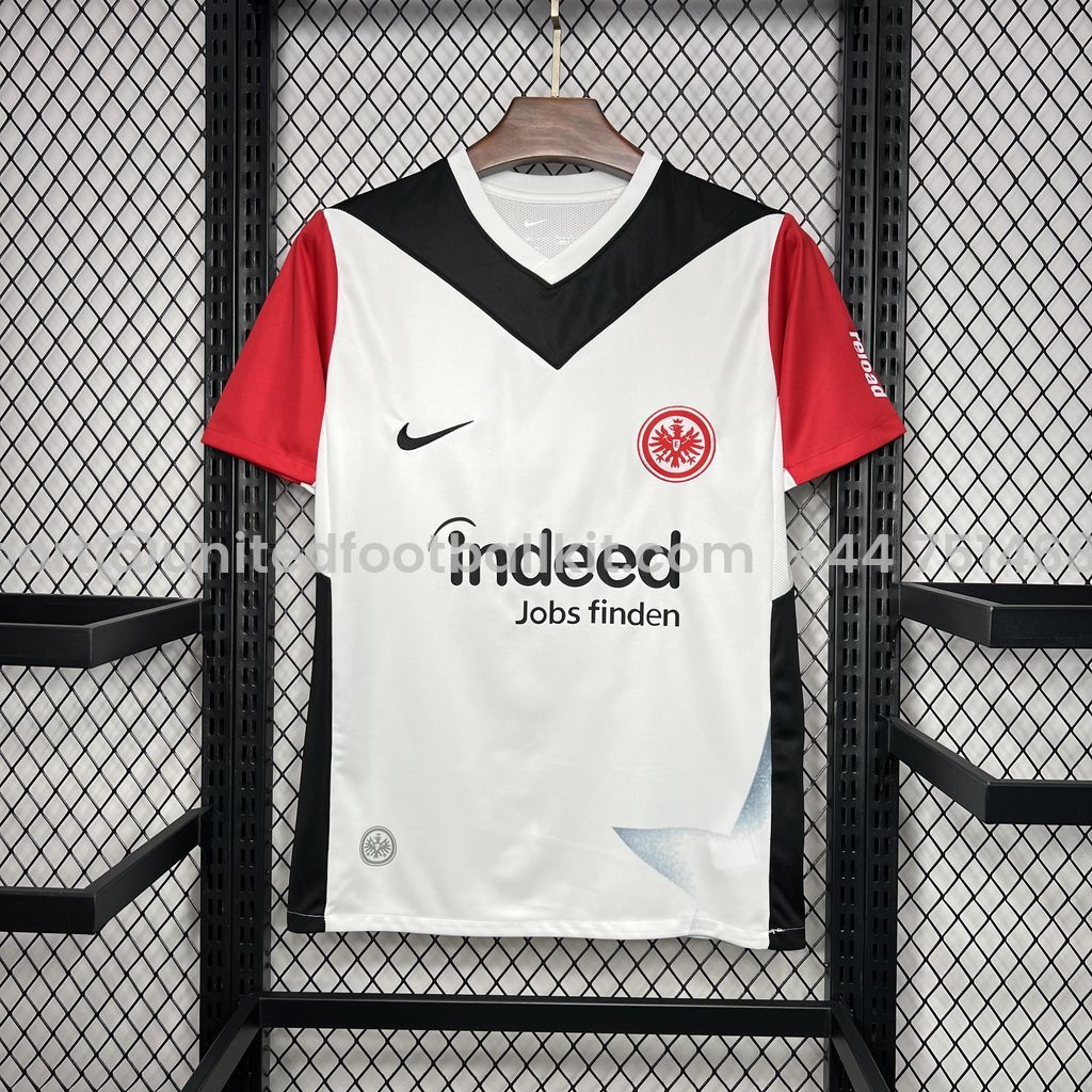 Unitedfootballkit.com | Frankfurt 24-25 Home Stadium Jersey - Fans Version -Customize Name, Number and Patch | Worldwide Shipping