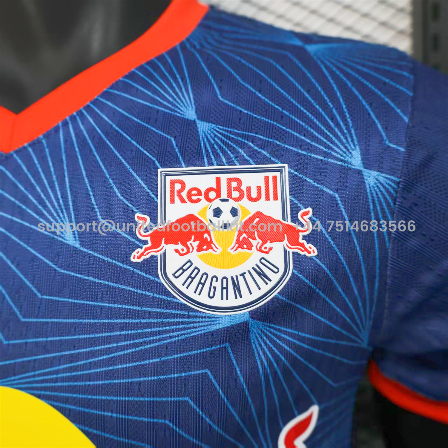 Unitedfootballkit.com | Red Bull Bragantino 25-26 Away Jersey - Player Version -Customize Name, Number and Patch | Worldwide Shipping