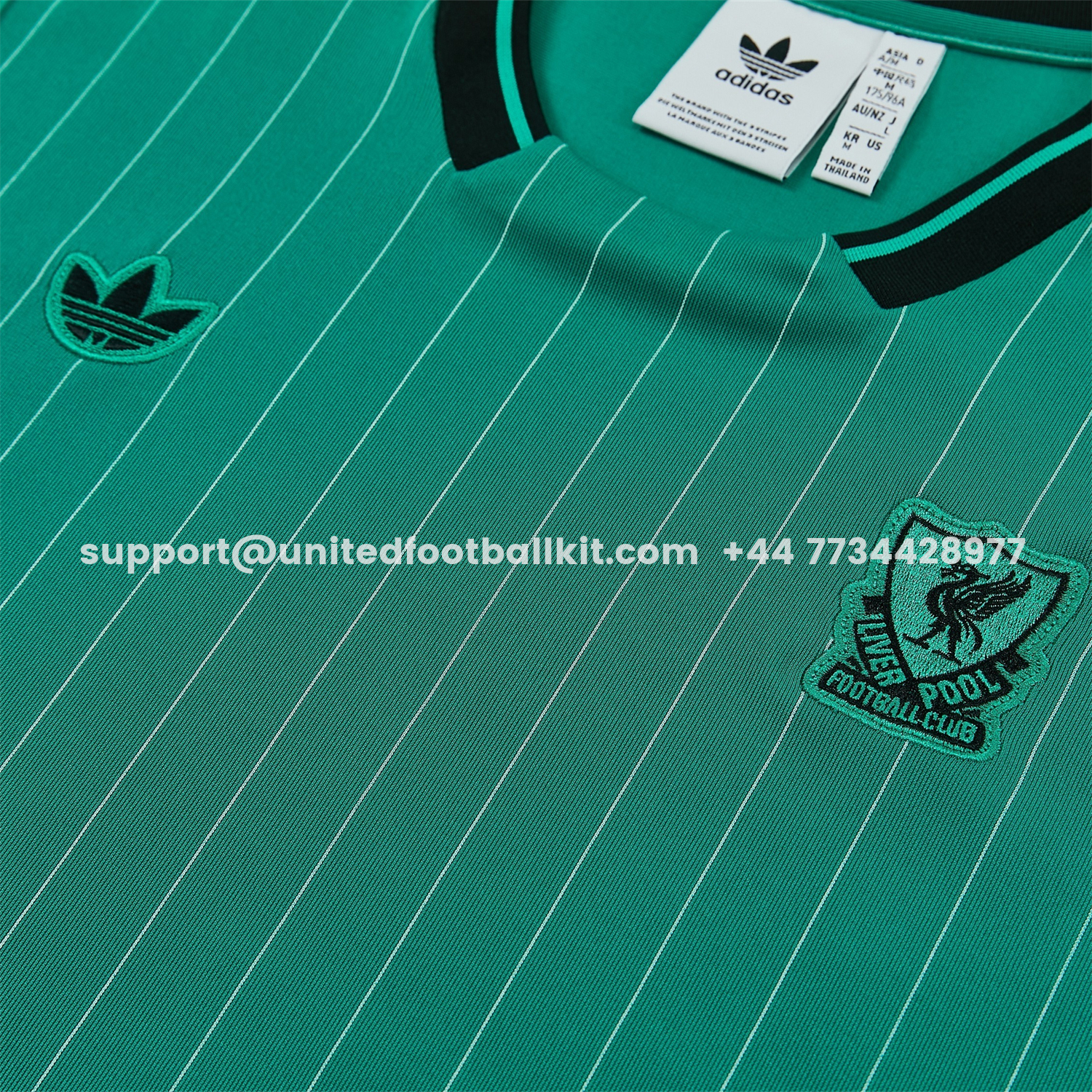 Unitedfootballkit.com | Liver.pool 25-26 Retro Style Vest Training Set - Green With White Stripes Top & Pants -Customize Name, Number and Patch | Worldwide Shipping