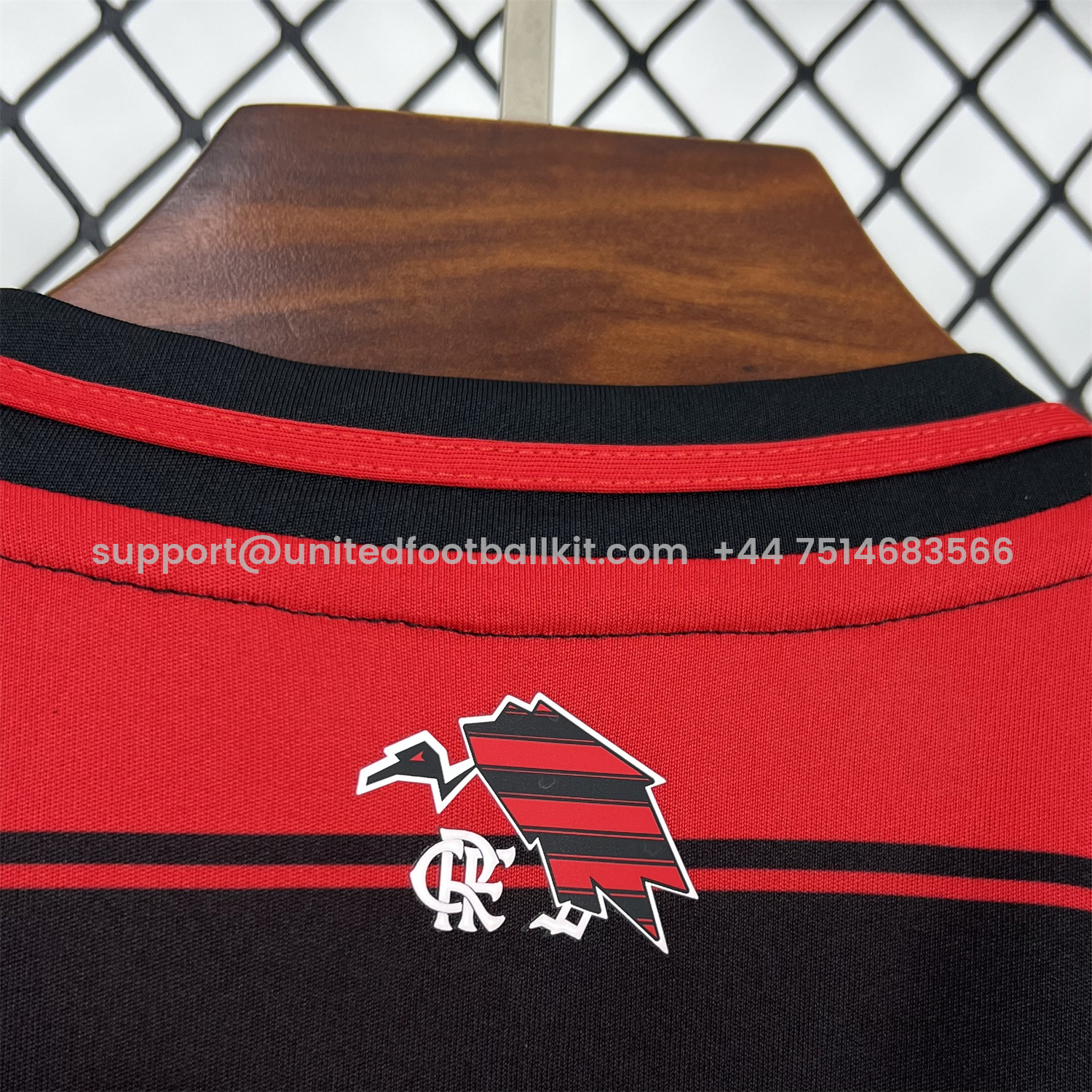 Unitedfootballkit.com | Flamengo 25-26 Home Unsponsored Jersey - Fans Version -Customize Name, Number and Patch | Worldwide Shipping