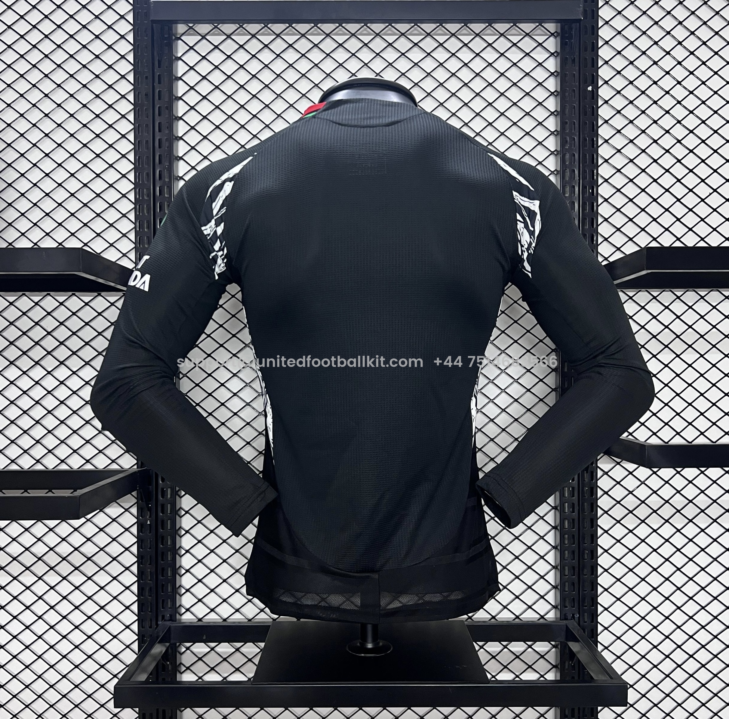 Unitedfootballkit.com | Arsenal 24-25 Away Long Sleeve Jersey - Player Version -Customize Name, Number and Patch | Worldwide Shipping