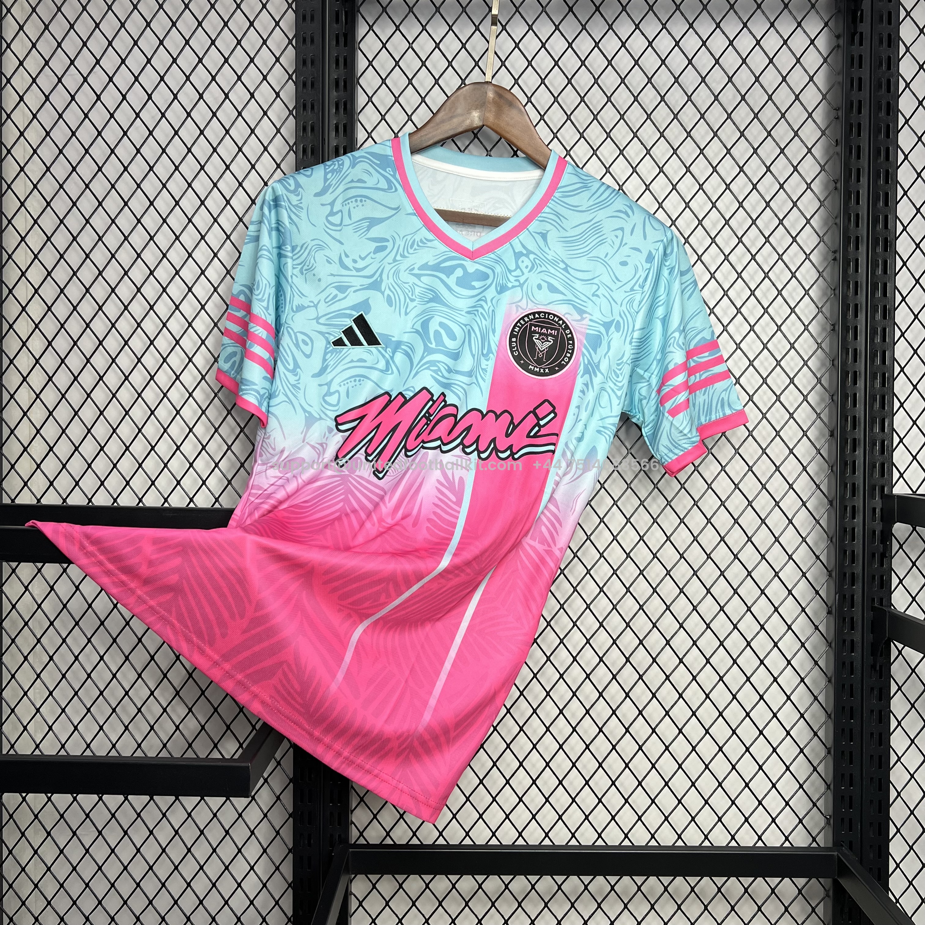 Unitedfootballkit.com | INT M.A.M 24-25 Pink & Green Special Edition Jersey - Fans Version -Customize Name, Number and Patch | Worldwide Shipping