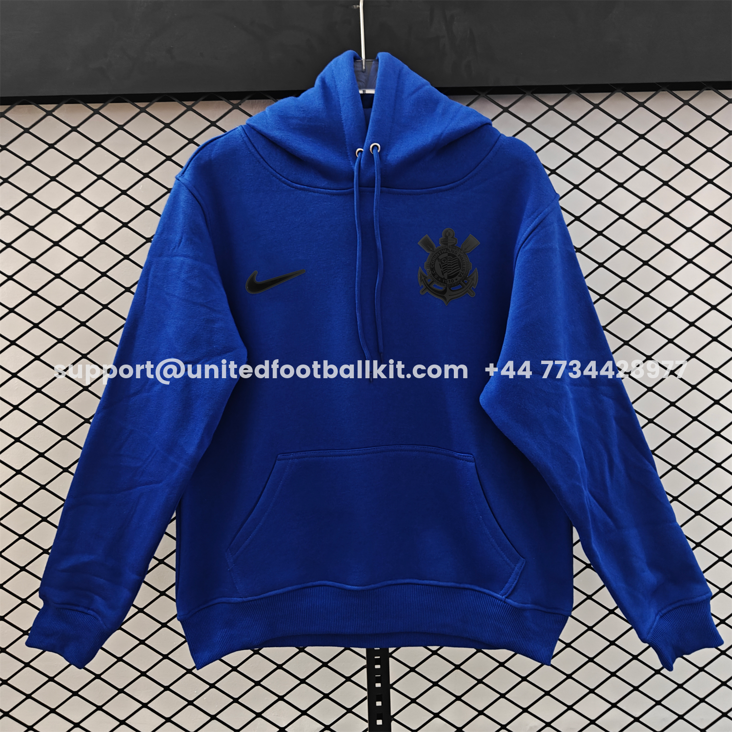 Unitedfootballkit.com | Corinthians 25-26 Originals Terrace Black Icon Unisex Pullover Hoodie -Customize Name, Number and Patch | Worldwide Shipping