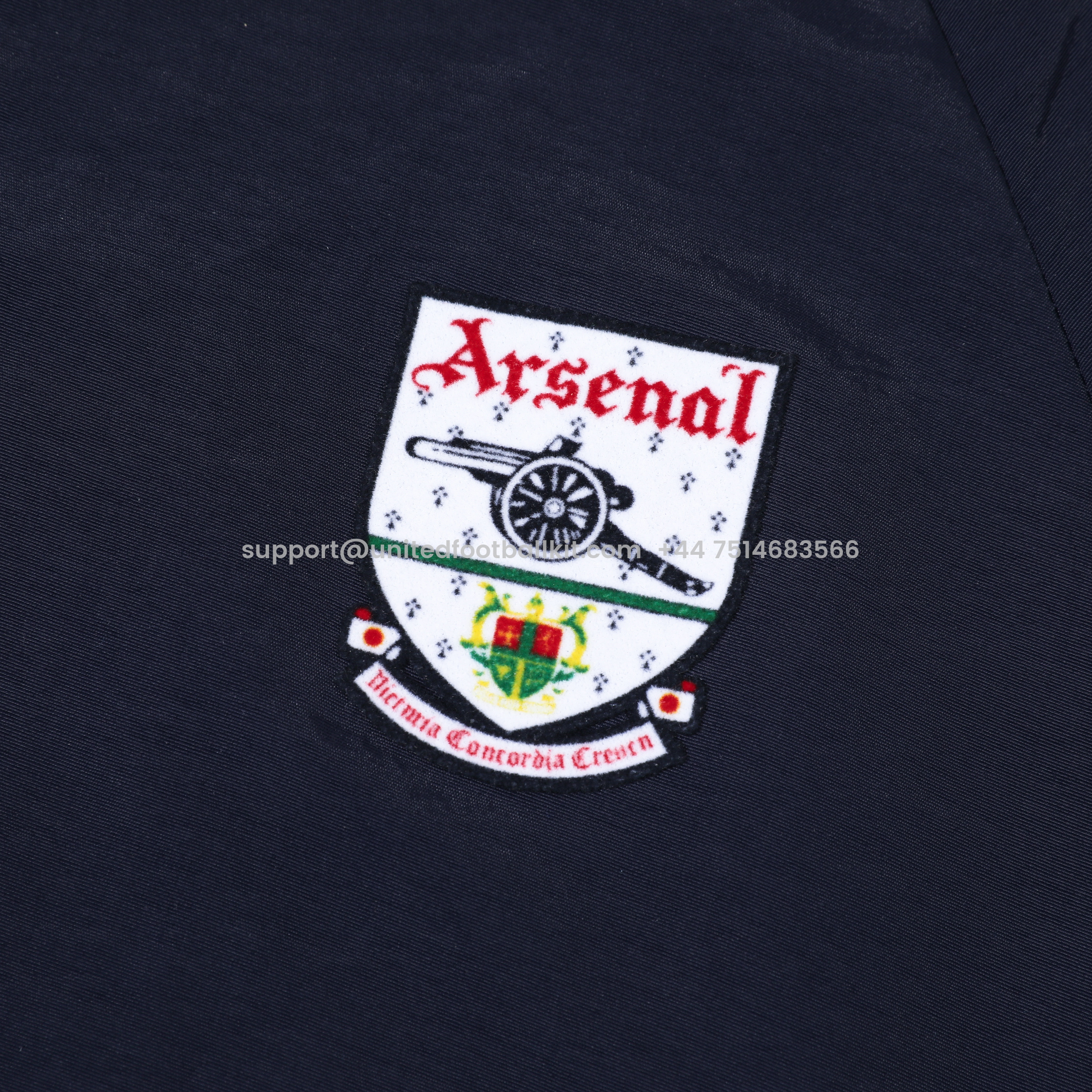 Unitedfootballkit.com | Arsenal 24-25 Blue Throwback Windbreaker Suit - Jackets & Pants -Customize Name, Number and Patch | Worldwide Shipping