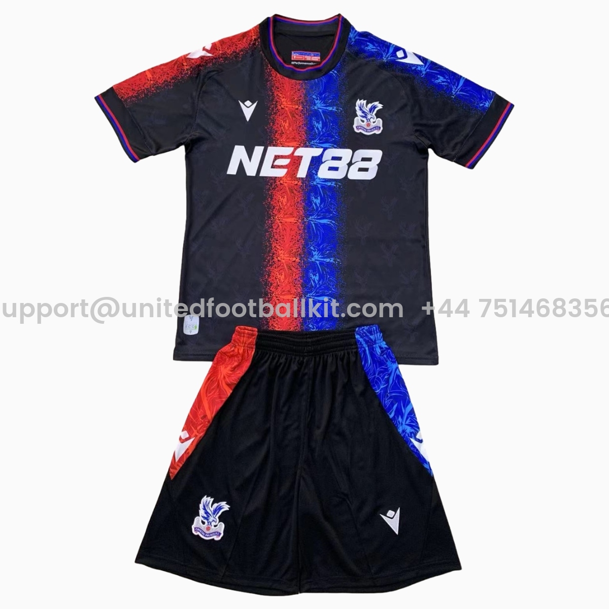 Unitedfootballkit.com | Crystal Palace 24-25 Third Men's Adult Jersey Set - Fans Version -Customize Name, Number and Patch | Worldwide Shipping