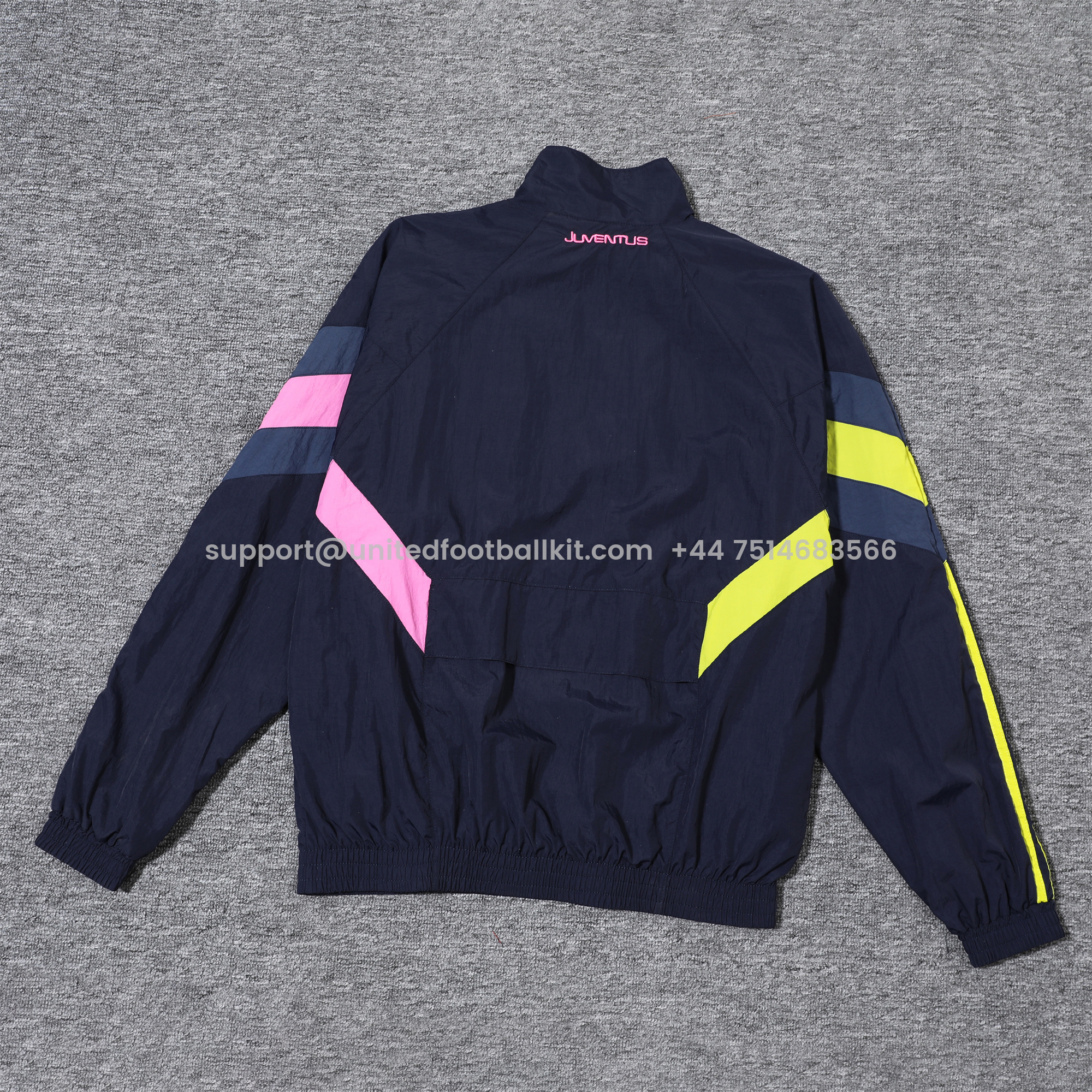 Unitedfootballkit.com | Juventus 24-25 Originals LFSTLR Windbreaker Suit - Deep Blue Jackets & Pants -Customize Name, Number and Patch | Worldwide Shipping