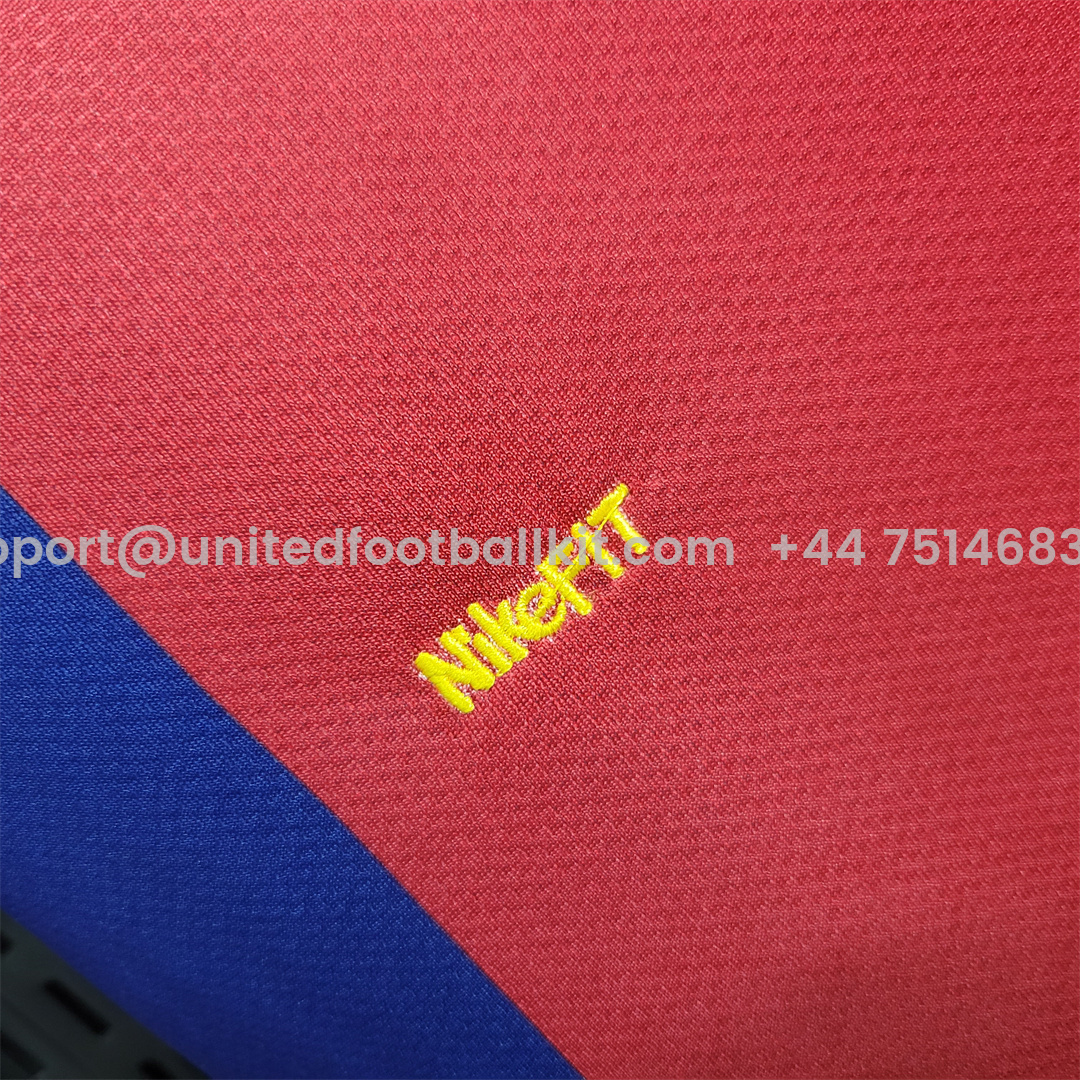 Unitedfootballkit.com | Retro Barcelona 07-08 Home Stadium Jersey -Customize Name, Number and Patch | Worldwide Shipping