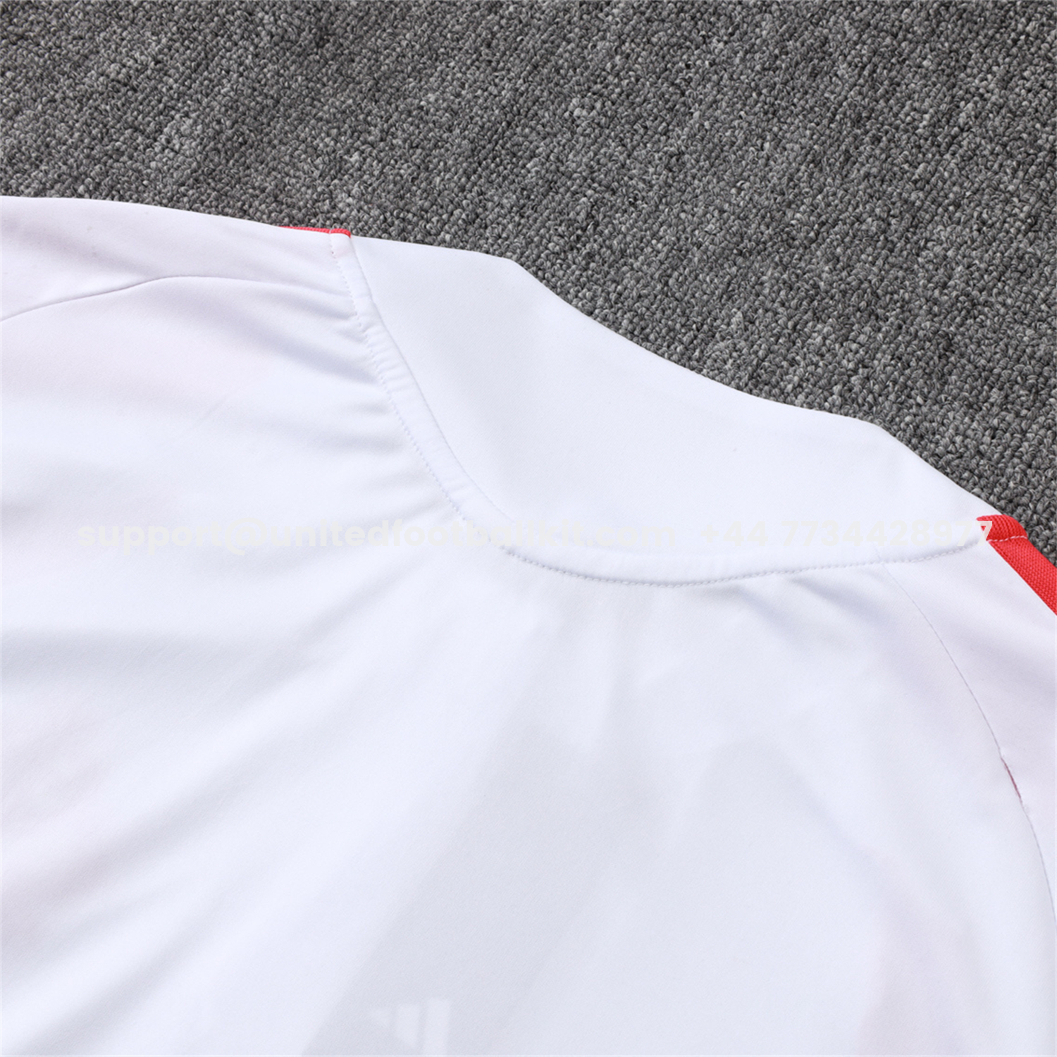 Unitedfootballkit.com | SC Internacional 2026 Long Sleeve Training Set - White Top & Red Pants -Customize Name, Number and Patch | Worldwide Shipping